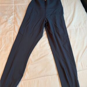Women's High-Waisted Gray Pants